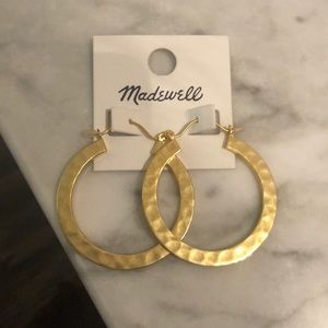 Madewell gold hoops